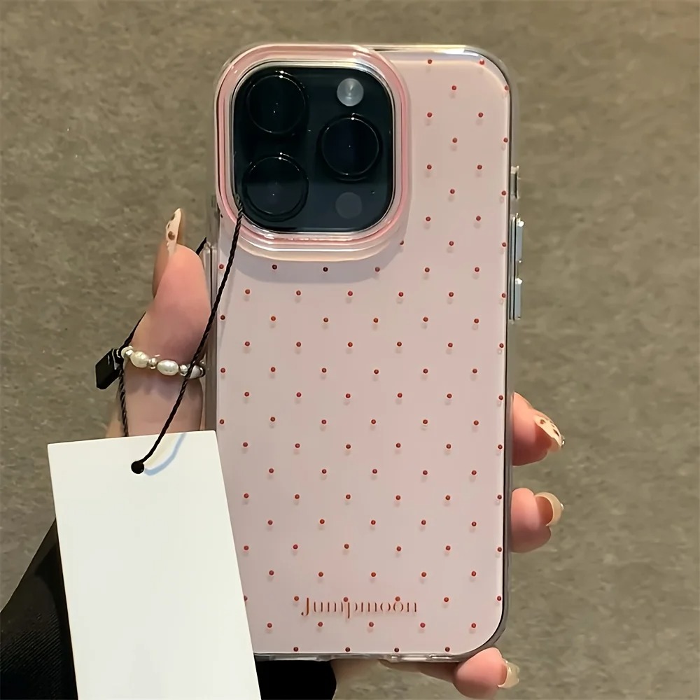 Realme C67 - Pink Polka Dot Design Phone Case