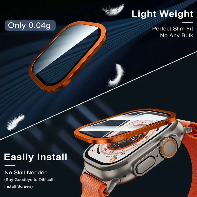 2PCS Titanium Metal Frame for  - Smartwatch Screen Film recension och pris
