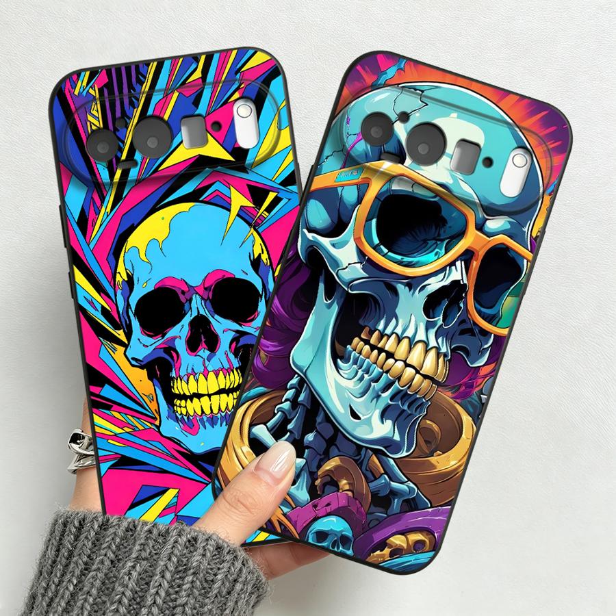Neon Pop Art Skull Case for Go - Google Pixel 9 Pro recension och pris