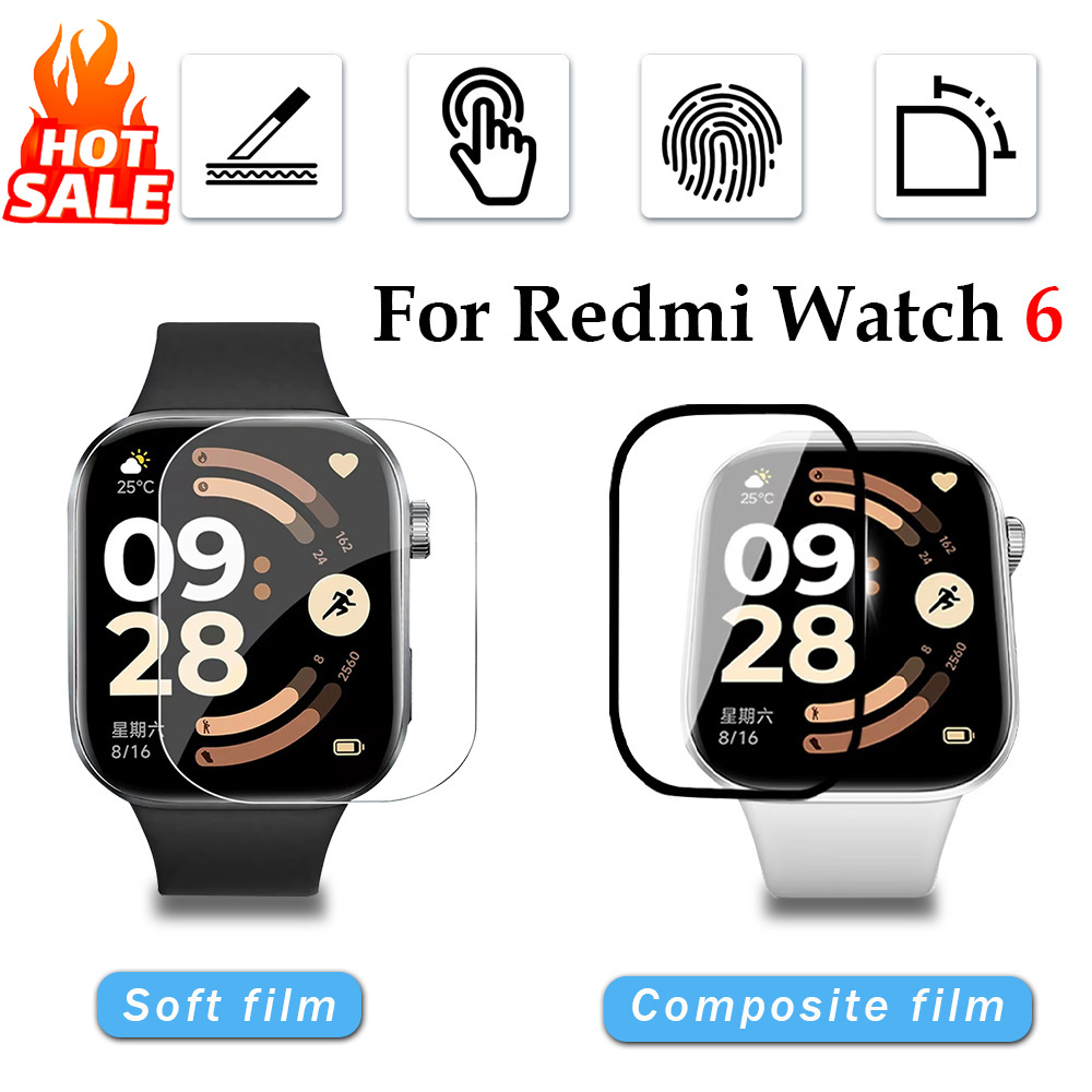 1-5Pcs Soft Film for Xiaomi Re - Smartwatch Screen Film recension och pris