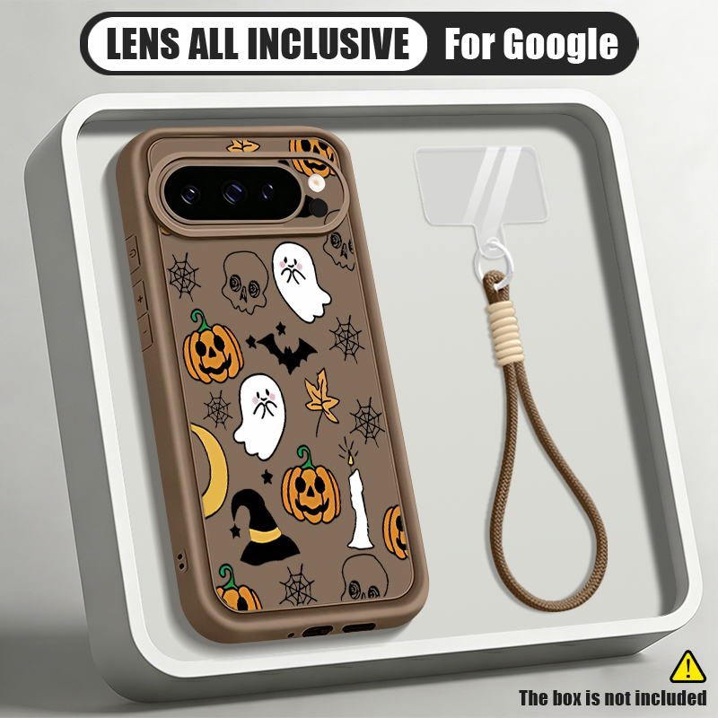 Cartoon Halloween Pattern Lany - Google Pixel 9 recension och pris