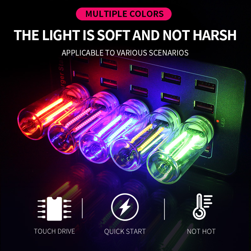 Touch Dimming USB LED Filament - Glass Protector Auto recension och pris