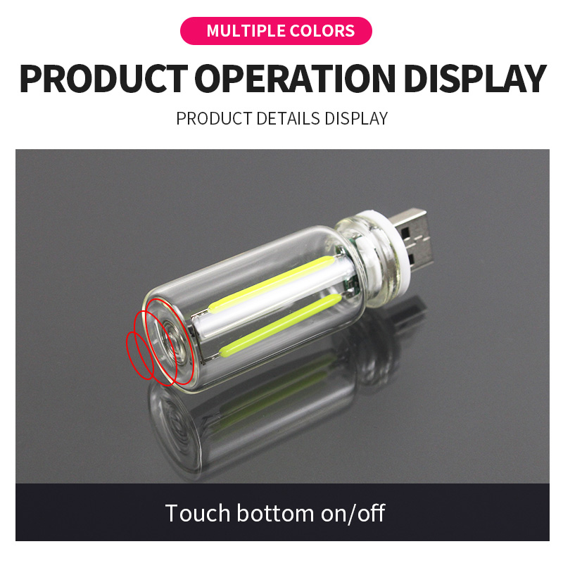 Touch Dimming USB LED Filament - Glass Protector Auto recension och pris
