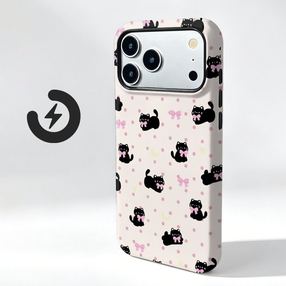 Cute Cat Pattern Magnetic Phon - Vivo X200 recension och pris