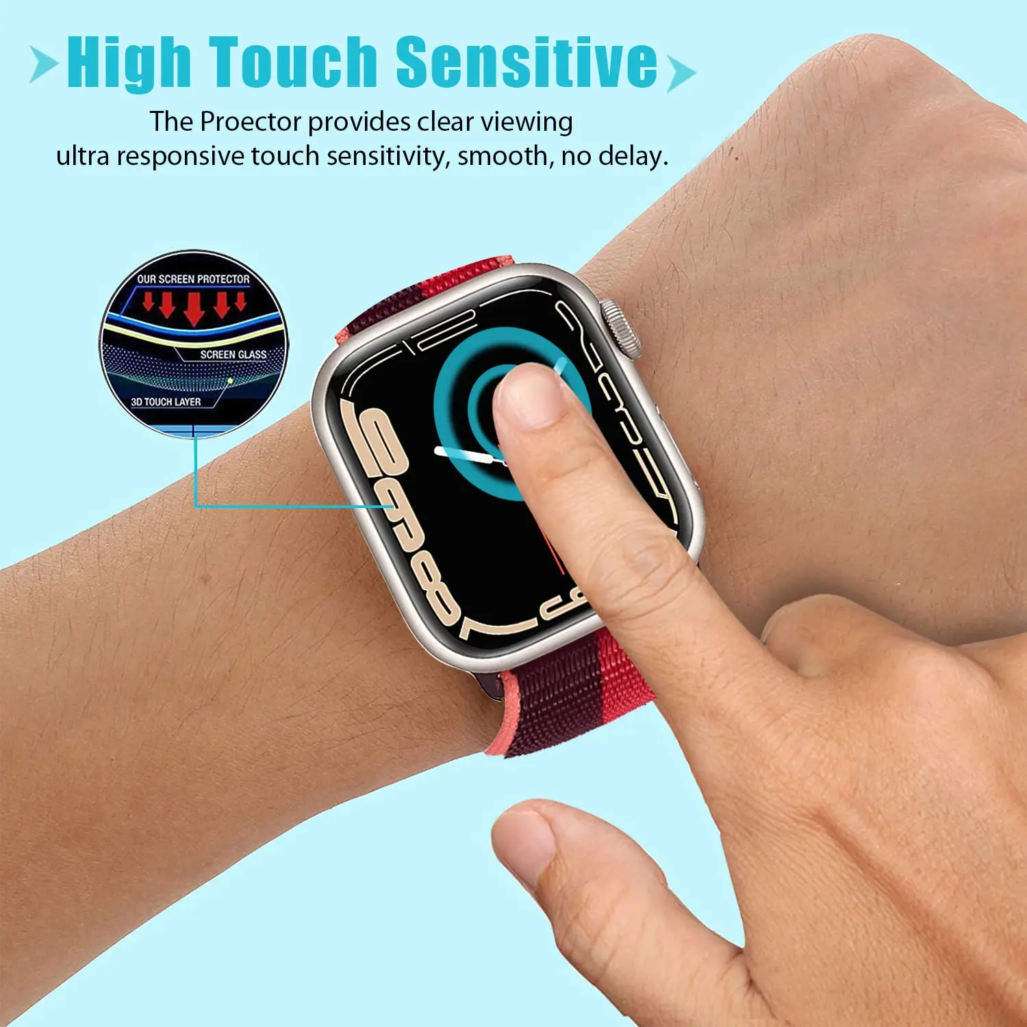 3D Tempered Glass For Apple Wa - Smartwatch Screen Film recension och pris