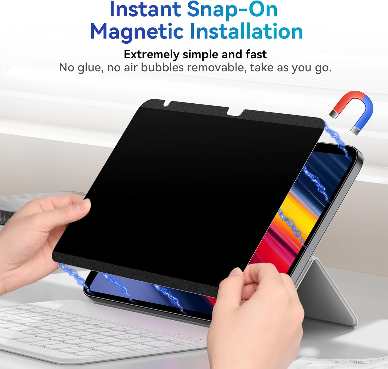 Magnetic Privacy Screen Protec - Anti Blue Light Film recension och pris
