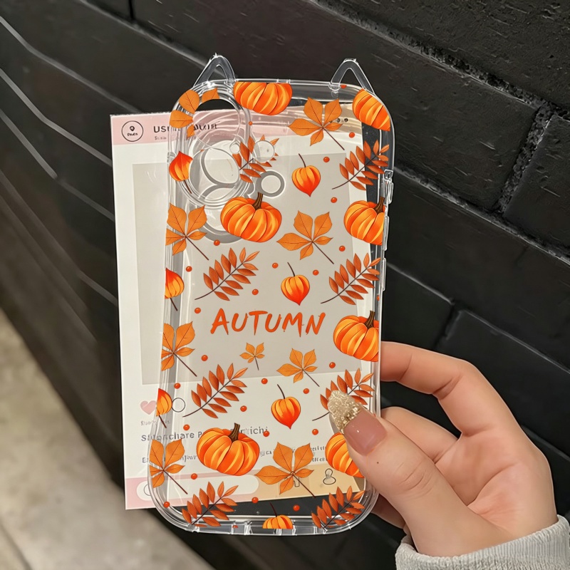 Autumn Pumpkin Falling Leaves  - Apple Iphone 15 Pro Max recension och pris