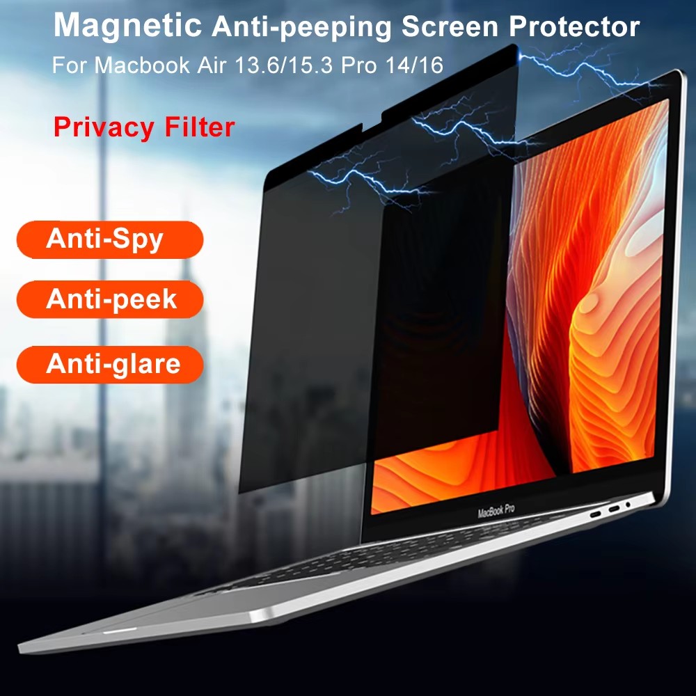 Magnetic Privacy Screen Protec - Anti Blue Light Film recension och pris