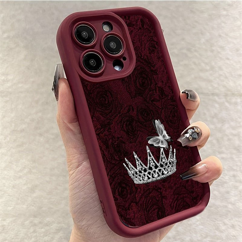 Phone Case Red Rose Silver Cro - Apple Iphone 15 Pro Max recension och pris