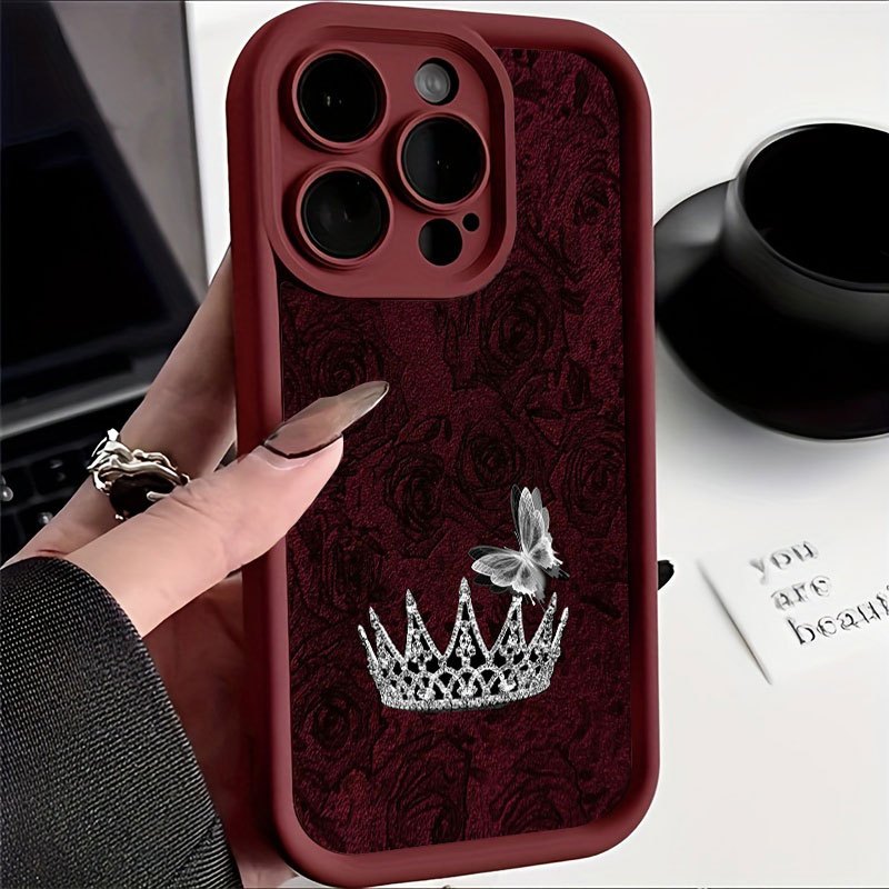 Phone Case Red Rose Silver Cro - Apple Iphone 15 Pro Max recension och pris
