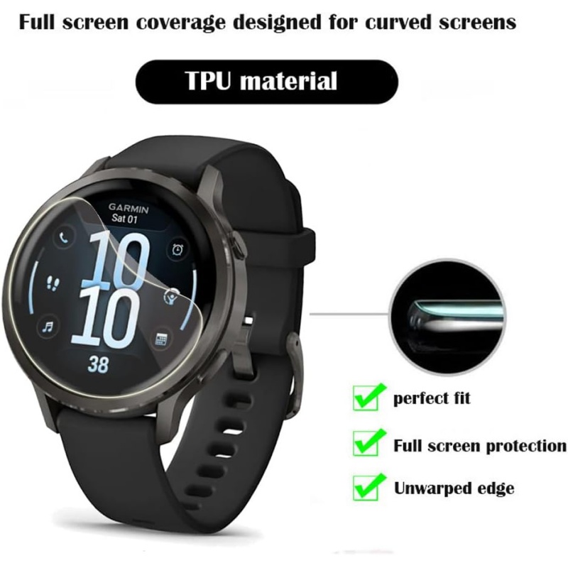 1-3PCS Soft Screen Protector F - Smartwatch Screen Film recension och pris