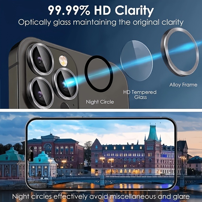 Camera Lens Protector For iPho - Tempered Glass Screen 9H recension och pris